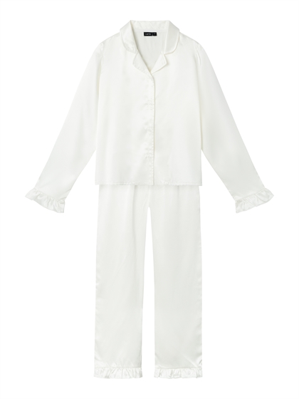 LMTD Nattøj Nighty Pyjamas - White Alyssum 