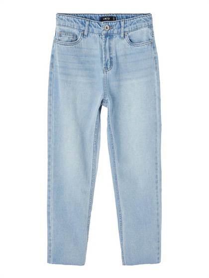 LMTD jeans - lys blå med rå kant