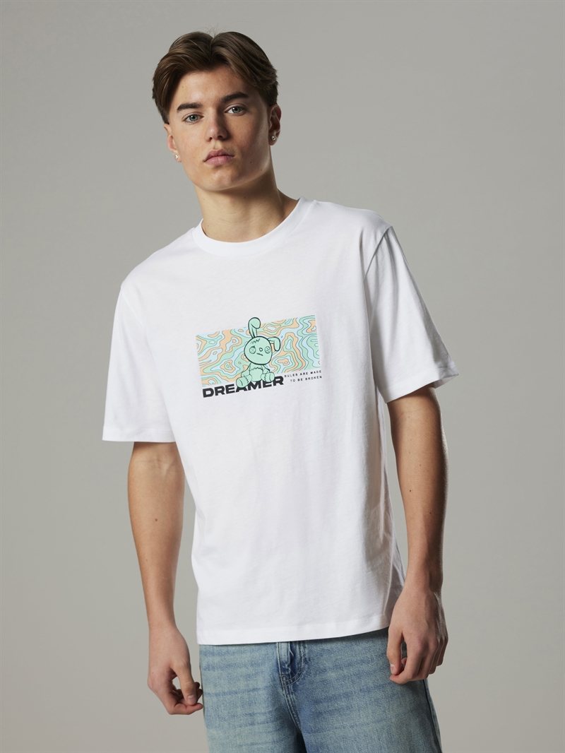 LMTD T-shirt Manders - Bright White 