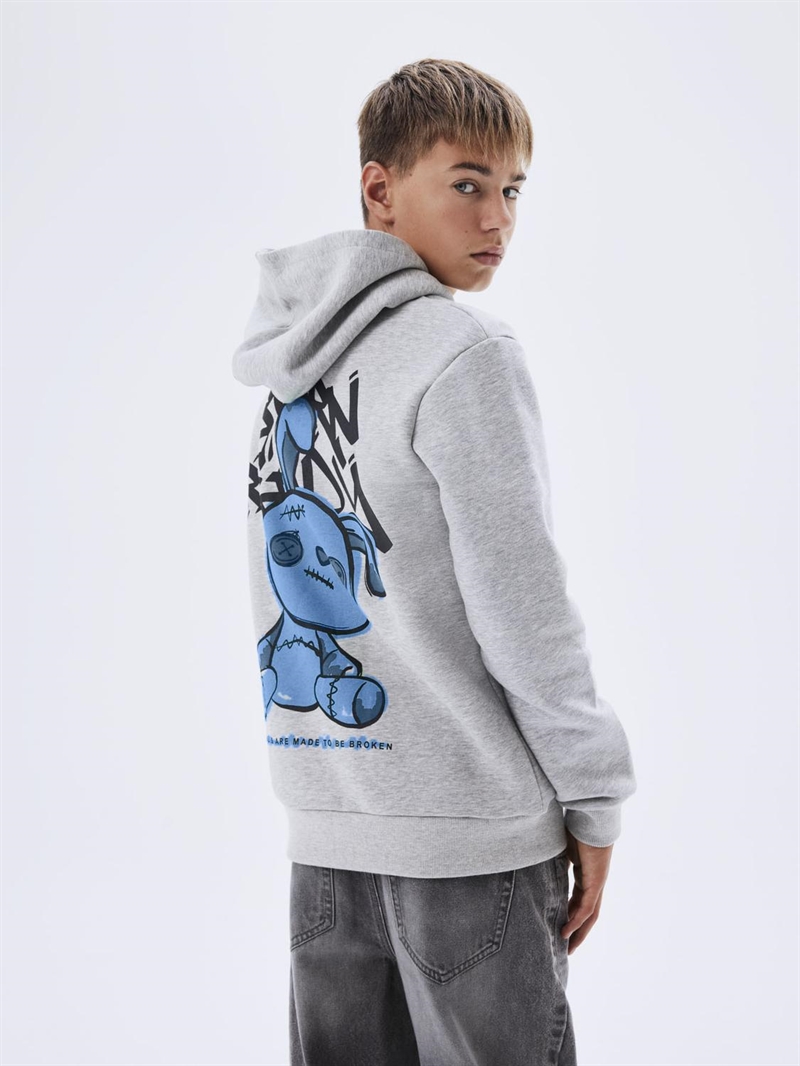 LMTD Hoodie Rabbit - Light Grey