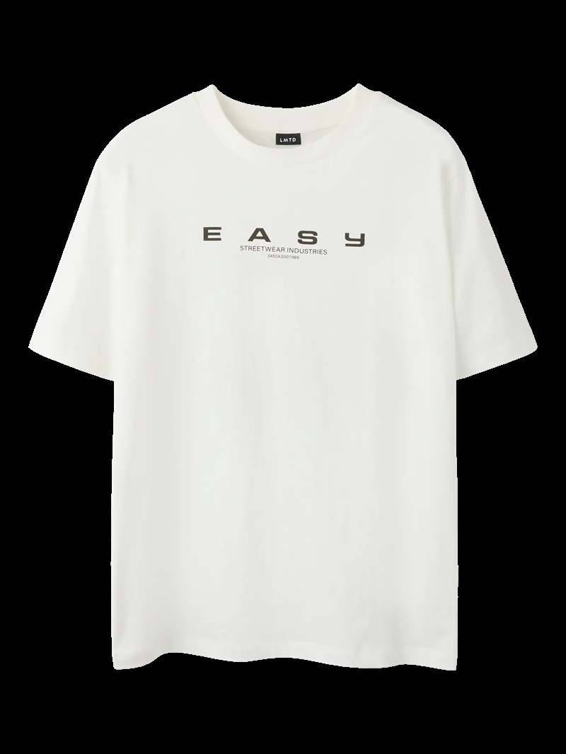 LMTD T-shirt Easy - White Alyssum 