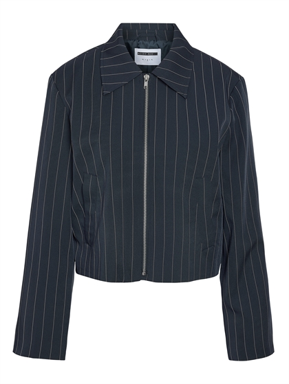 Noisy May Cardigan Ella - Pinstripe Navy Blazer 