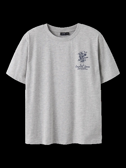 LMTD T-shirt Klant - Light Grey Melange 