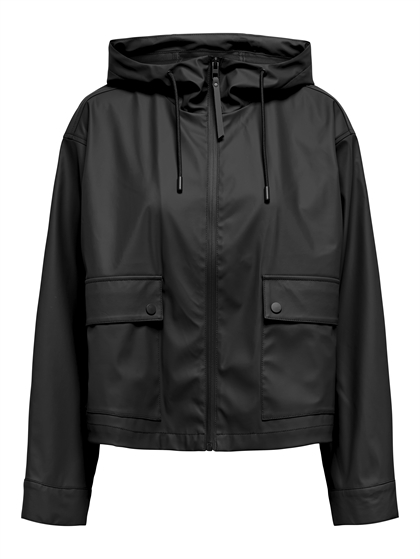 Only Regnjakke Ellen - Black 