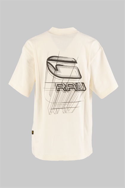 G-Star Raw T-shirt Overshirt - Milk 