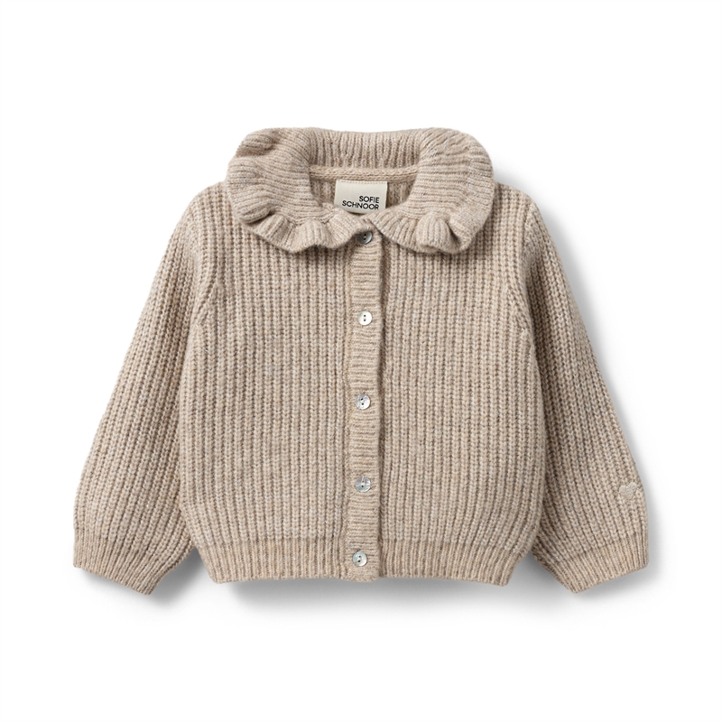 Sofie Schnoor Cardigan Hennysb - Ecru Melange 