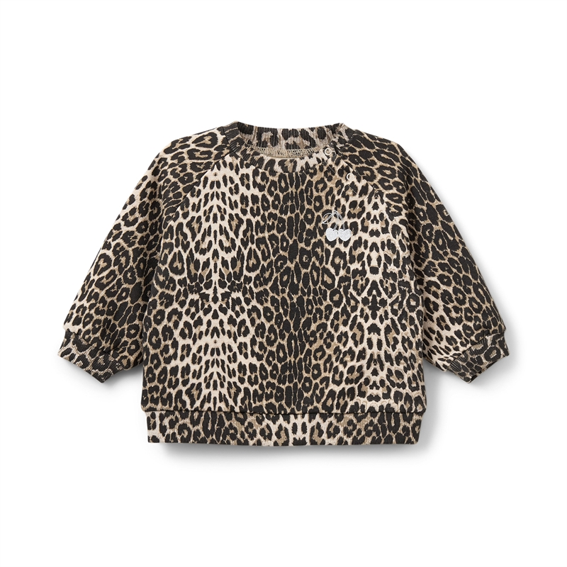 Sofie Schnoor Sweatshirt Mini - Light Brown Leopard