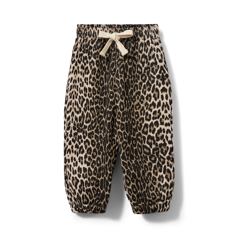 Sofie Schnoor Sweatpants Mini - Light Brown Leopard