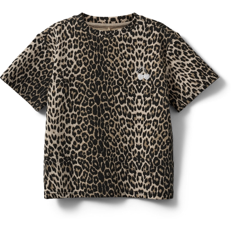 Sofie Schnoor Tshirt - Light Brown Leopard