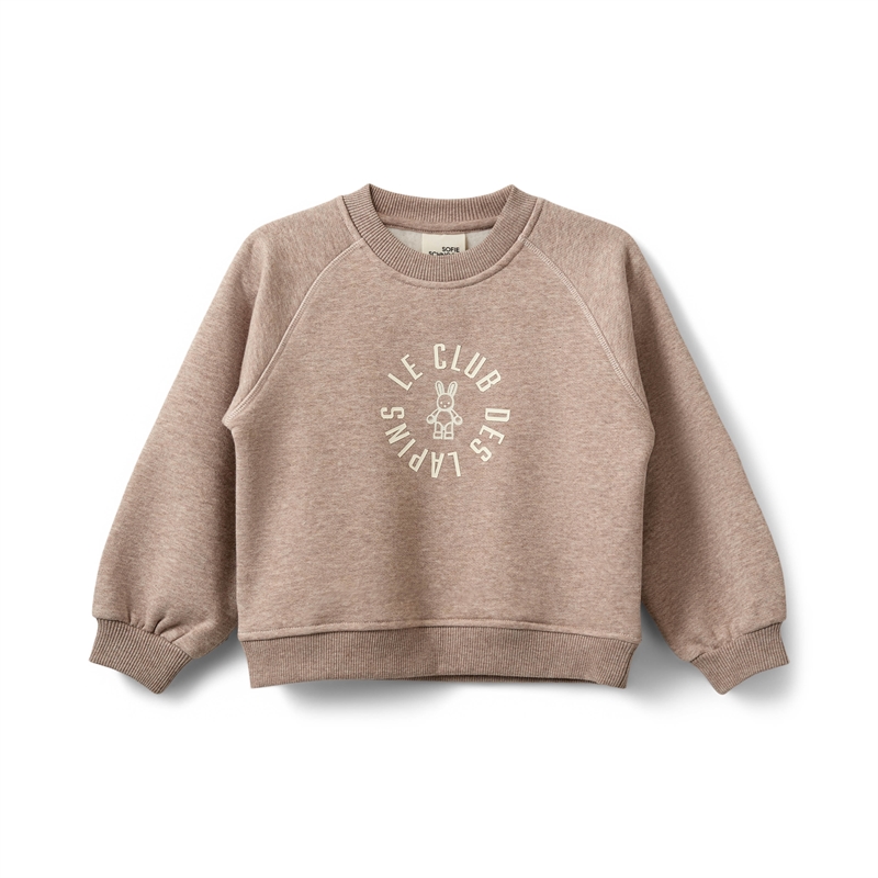 Sofie Schnoor Sweatshirt Eliskb - Brown Melange