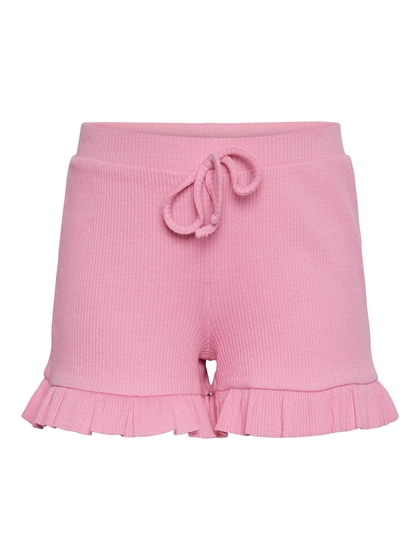 Little Pieces denim shorts - TEGAN RIB - Sachet pink  