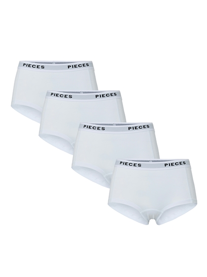 Pieces Underbukser 4-Pak - Hvid
