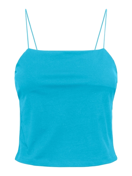 PIECES - TOP MINI STRAP - Blue Atoll 