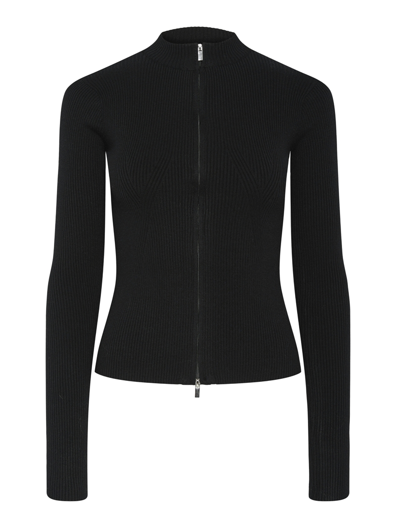 Pieces Cardigan Strik Crista - Black 