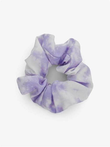 Pieces scrunchie - lilla tie dye