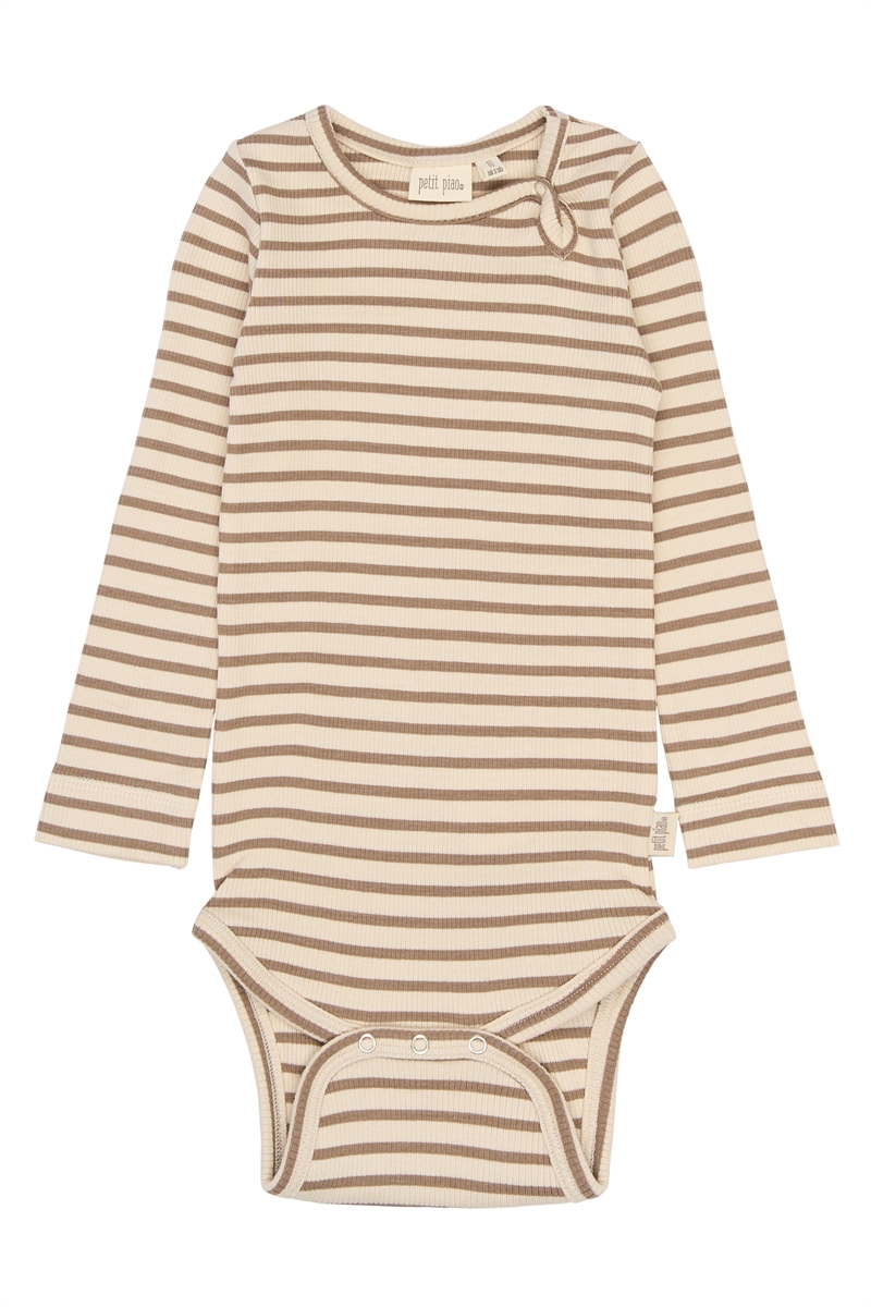 Petit Piao Body Sky - Ginger Snap Striped 