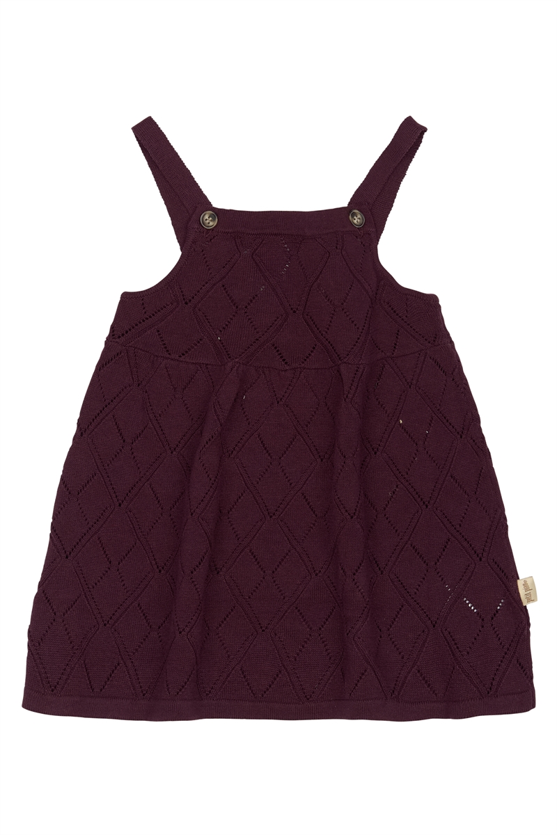 Petit Piao Kjole Dalia Knit - Dark Grape 