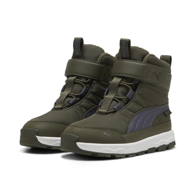 Puma Vinterstøvle Evolve Boot Junior - Dark Olive