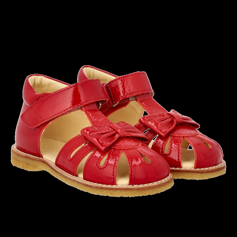 Angulus Begynder Sandal "Smal/Almindelig" - Red