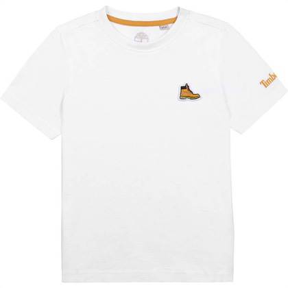 Timberland T-shirt - hvid/sko