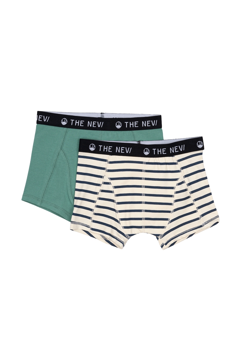 The New Undertøj Boxeshorts / Underbukser 2.pak - Bottle Green