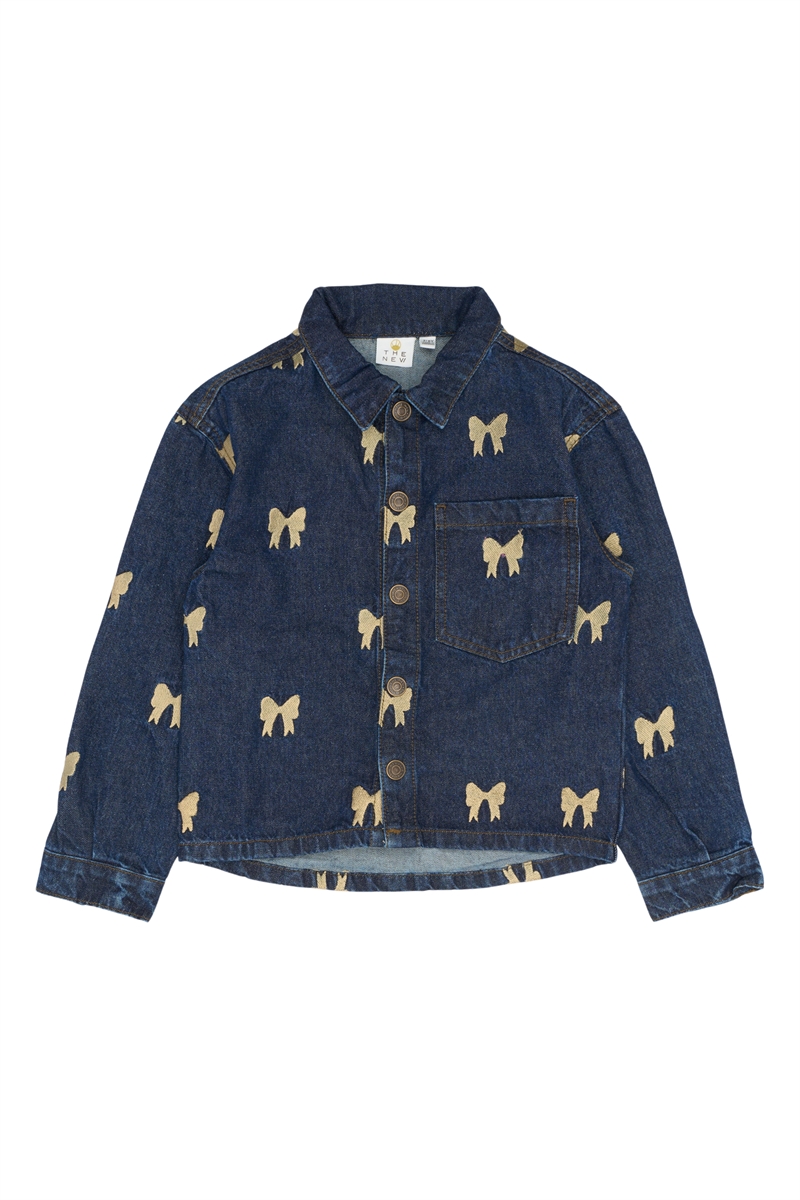 The New Overshirt Raquel - Medium Blue Denim 