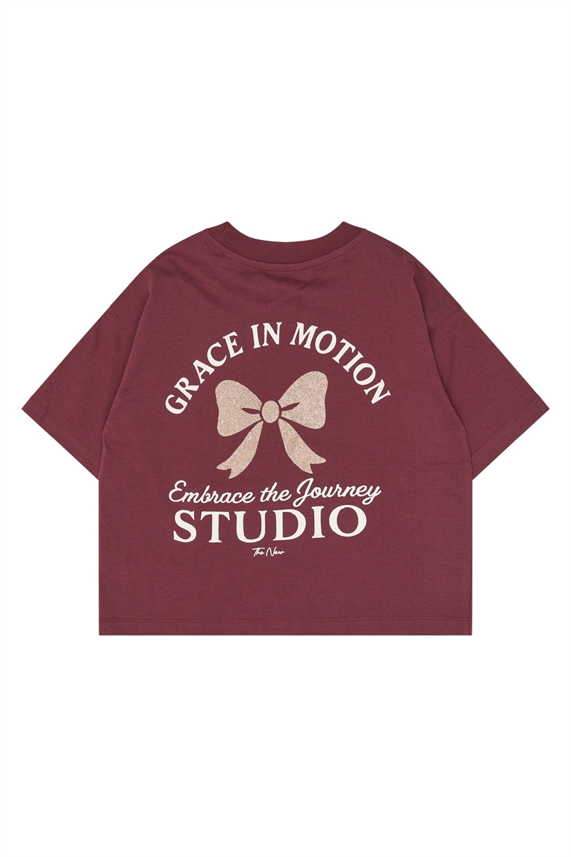 The New T-shirt Violetta - Burgundy