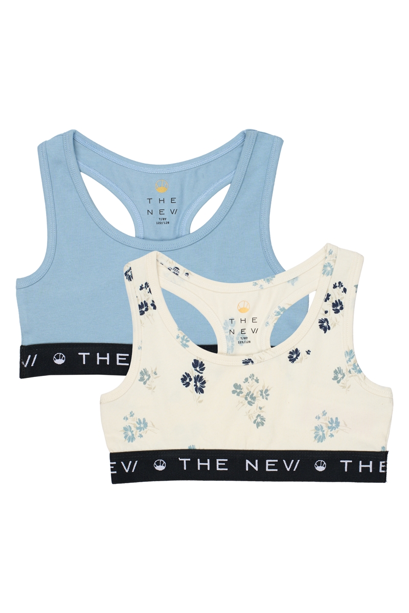 The New Pige Undertøj Begynder Top 2.pak - Ashley Blue