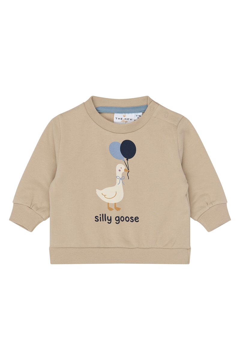 The New Siblings Sweatshirt Vadim - Humus