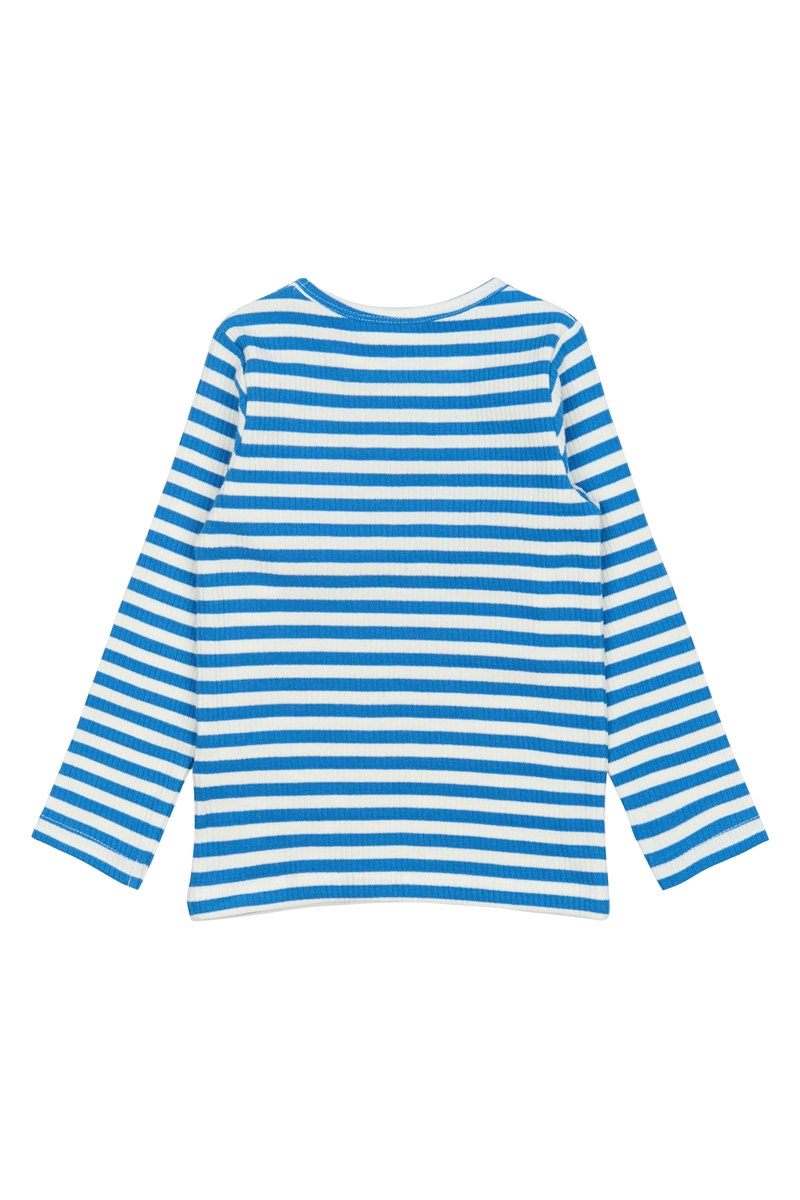 The New Siblings Bluse Fro - Campanula Striped 
