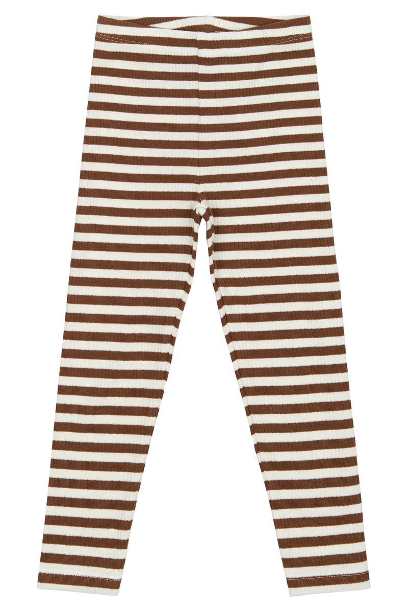 The New Siblings Legging Fro - Toffee Striped
