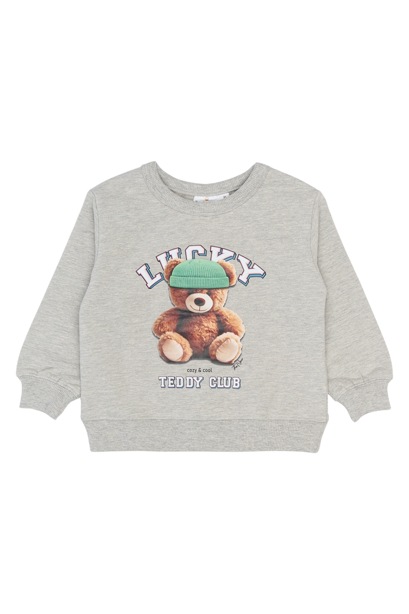 The New Siblings Sweatshirt Pippin - Light Grey Melange 