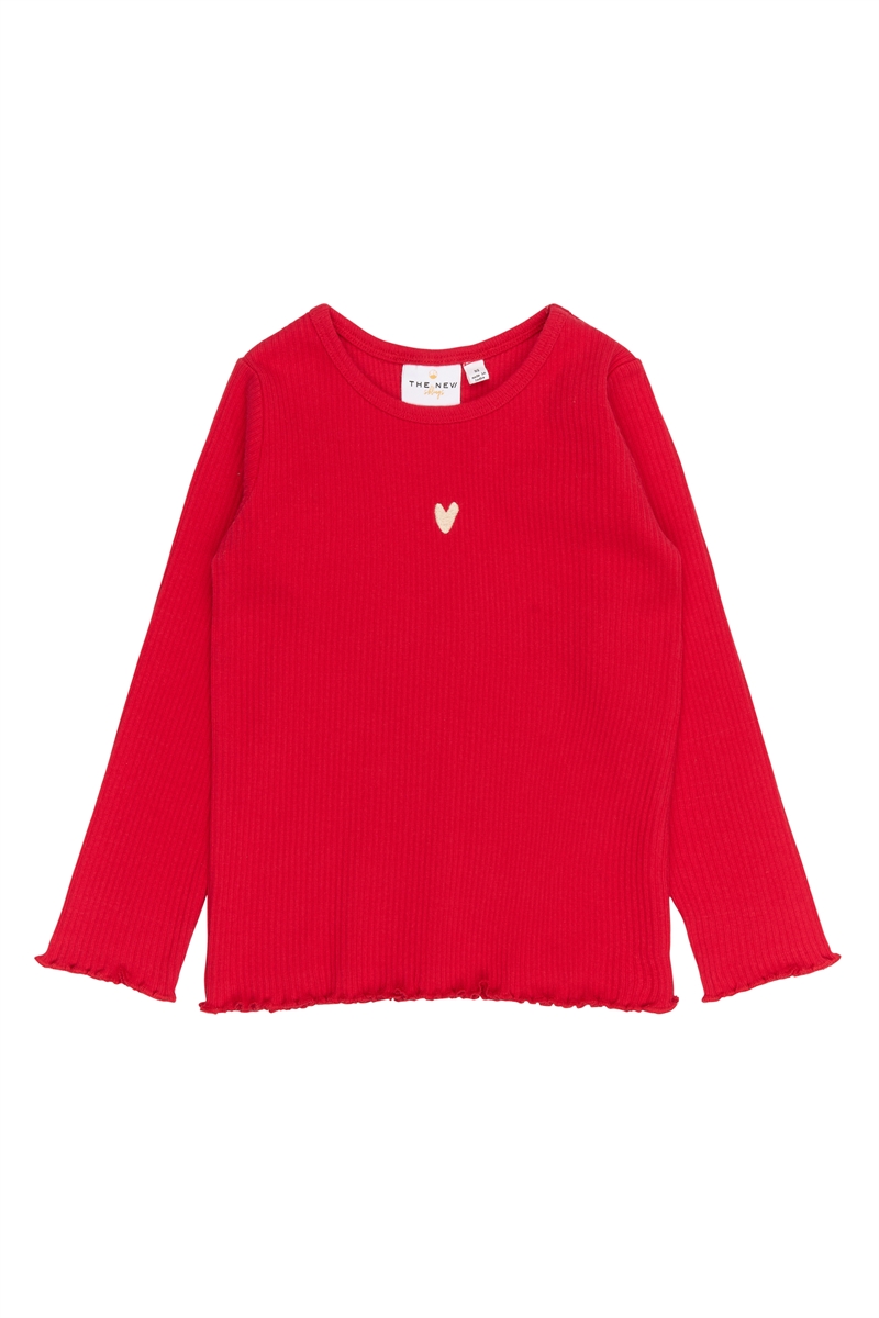 The New Siblings Rianna Rib Tee - Ski Patrol