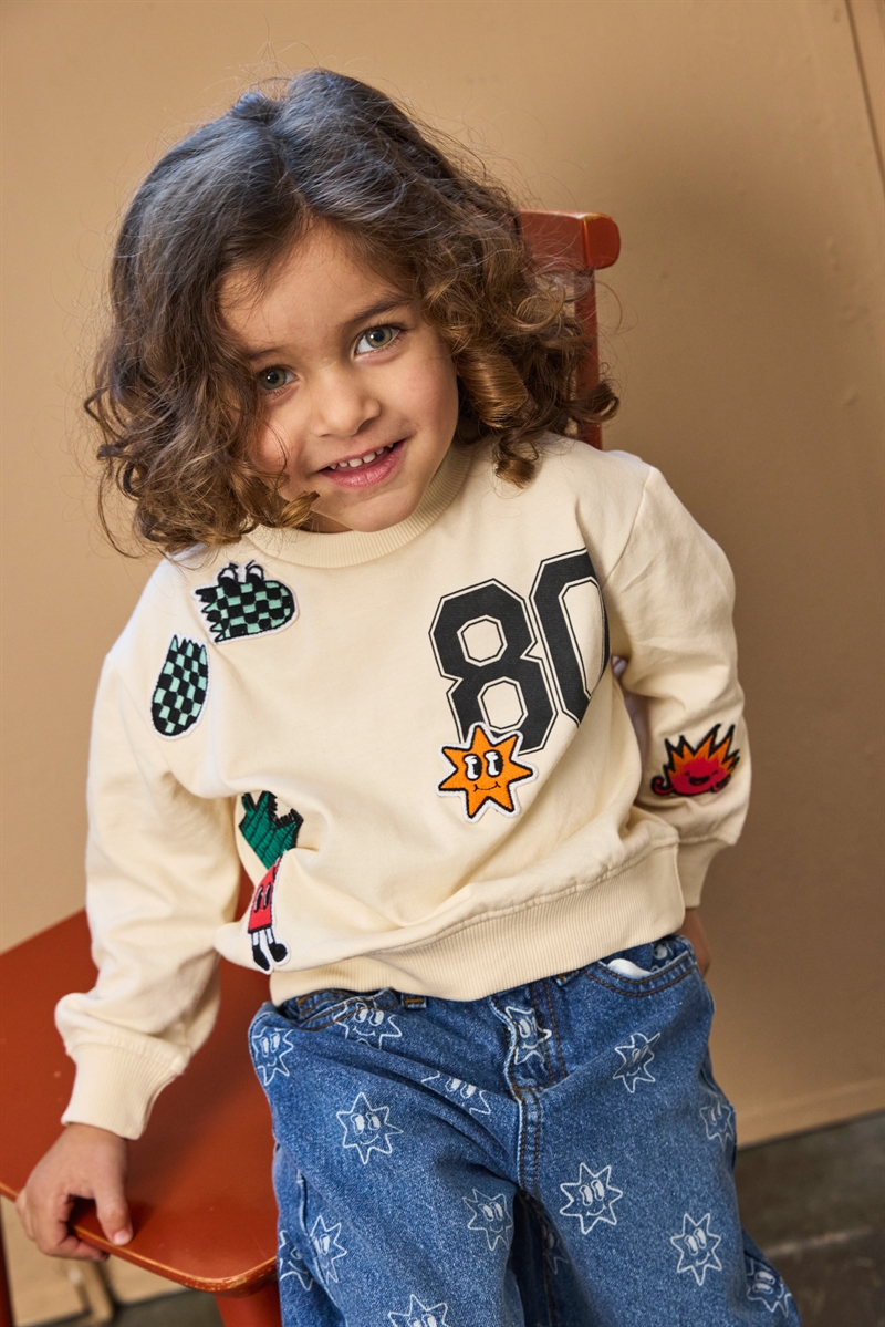 The New Siblings Sweatshirt Raymond - Gardenia