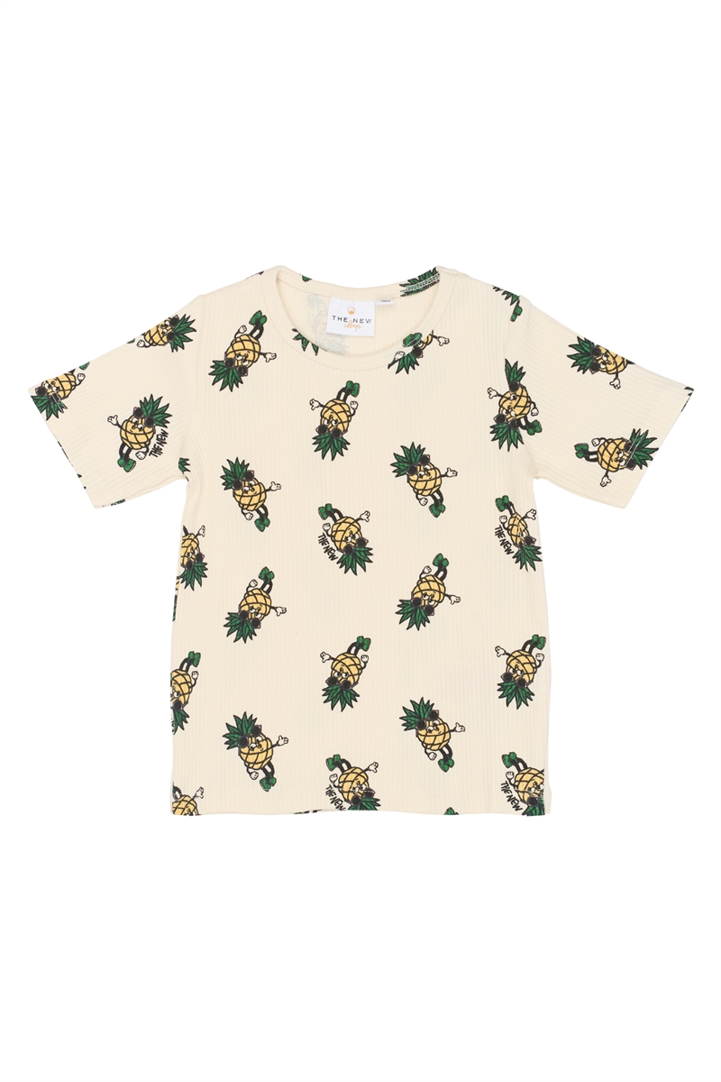 The New Siblings Travis t-shirt i off white til baby