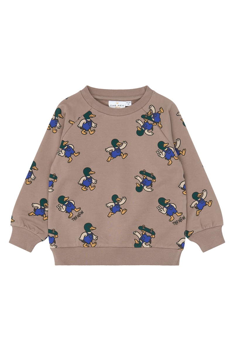 The New Siblings Sweatshirt Tvhil - Taupe Gray