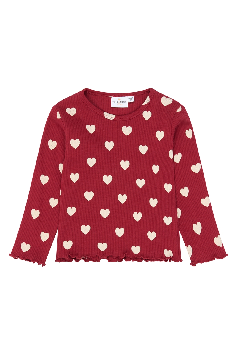 The New Siblings Nattøj Holiday Red Heart - Rio Red