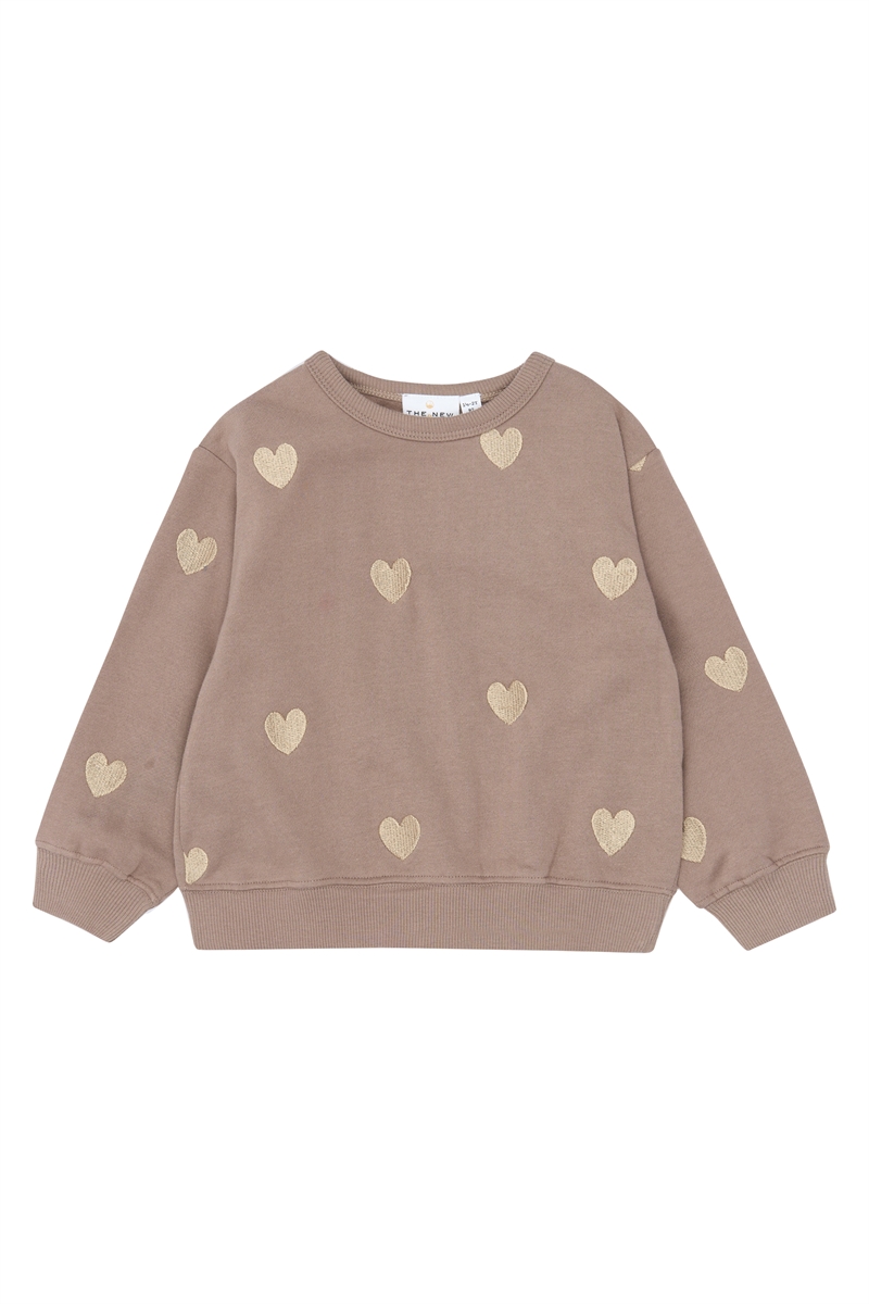 The New Siblings Sweatshirt Yolie - Taupe Gray