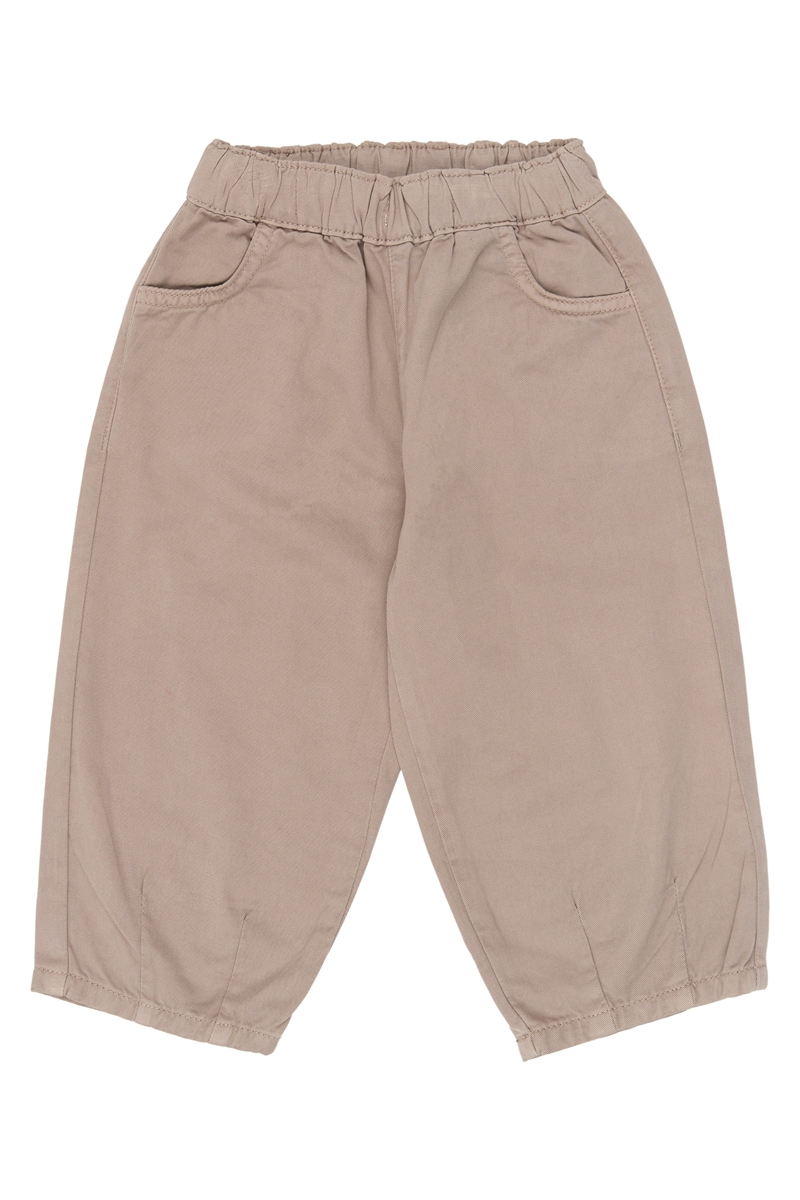 The New Siblings Bukser Volkan Baggy Fit - Taupe Gray