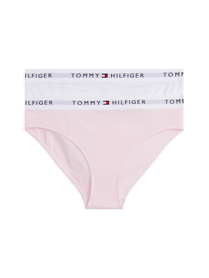 Tommy Hilfiger Underbukser Bikini 2.pak - Pink/Hvid 
