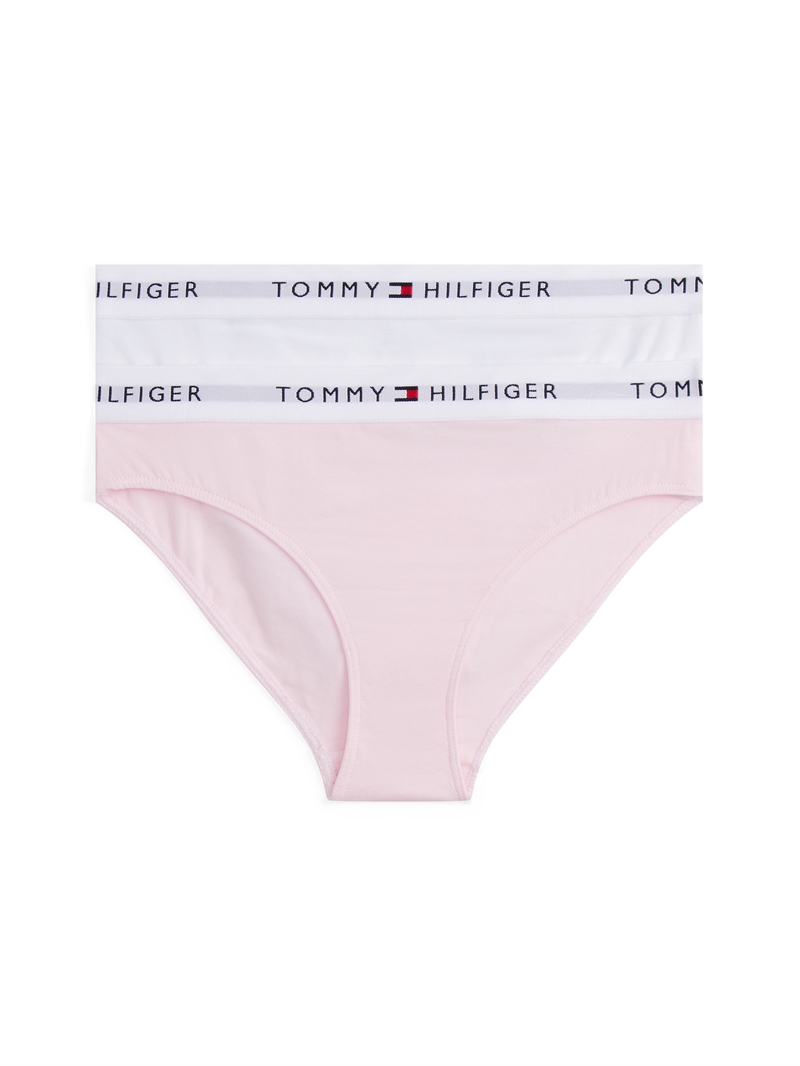 Tommy Hilfiger Underbukser Bikini 2.pak - Pink/Hvid 