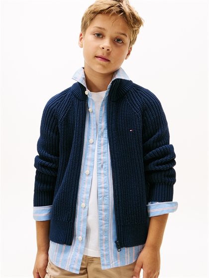 Tommy Hilfiger Cardigan Full - Navy 