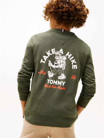 Tommy Hilfiger Bluse Take A Hike - Green 