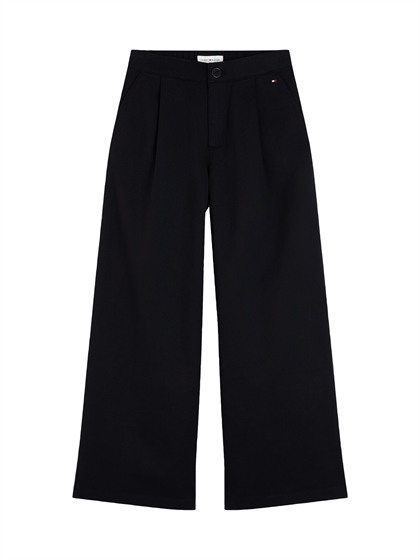 Tommy Hilfiger Wide Leg Pants - Black