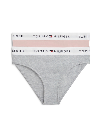 Tommy Hilfiger Underbukser Bikini 2.pak - Grey/Pink