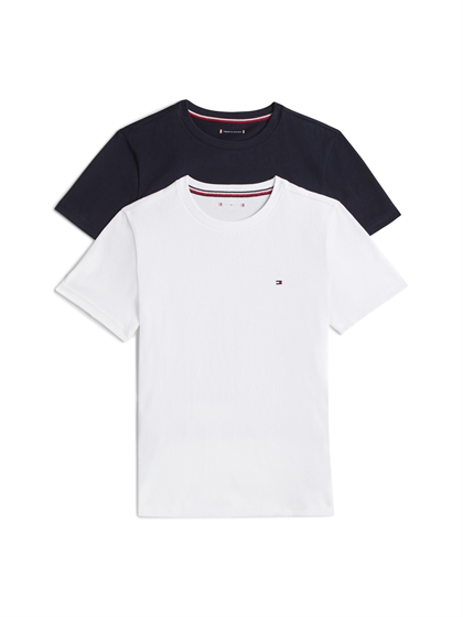 Tommy Hilfiger T-Shirt 2-Pak - Desert Sky/White 
