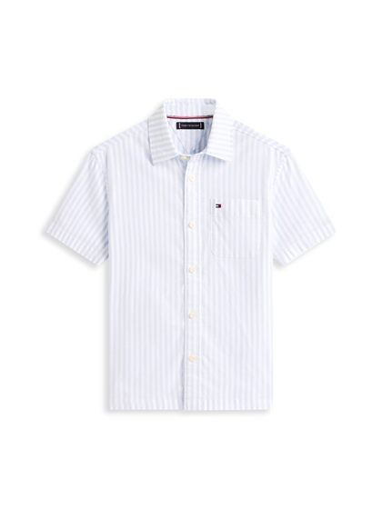 Tommy Hilfiger Skjorte Flex Ithaca Stripe - Sweet Blue Stripe 