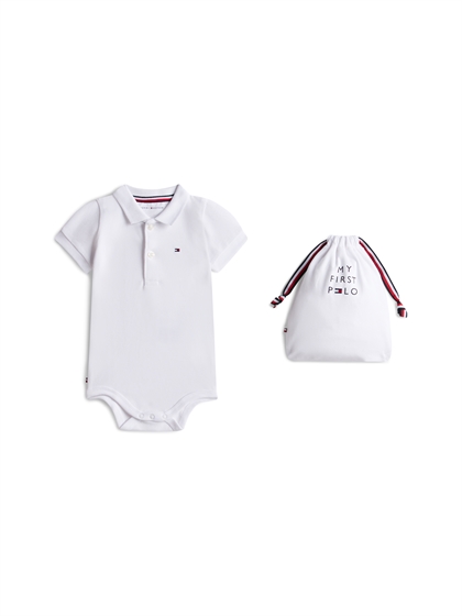 Tommy Hilfiger Polo Body Baby - White 