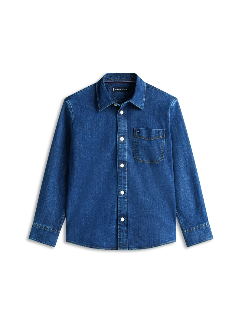Tommy Hilfiger Skjorte Relaxed - Denim 