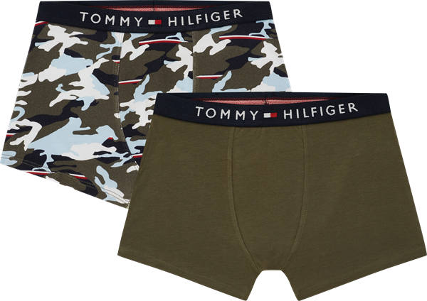 Tommy Hilfiger boxershorts i camo og army ★ 2-pak ★ str. 128-164